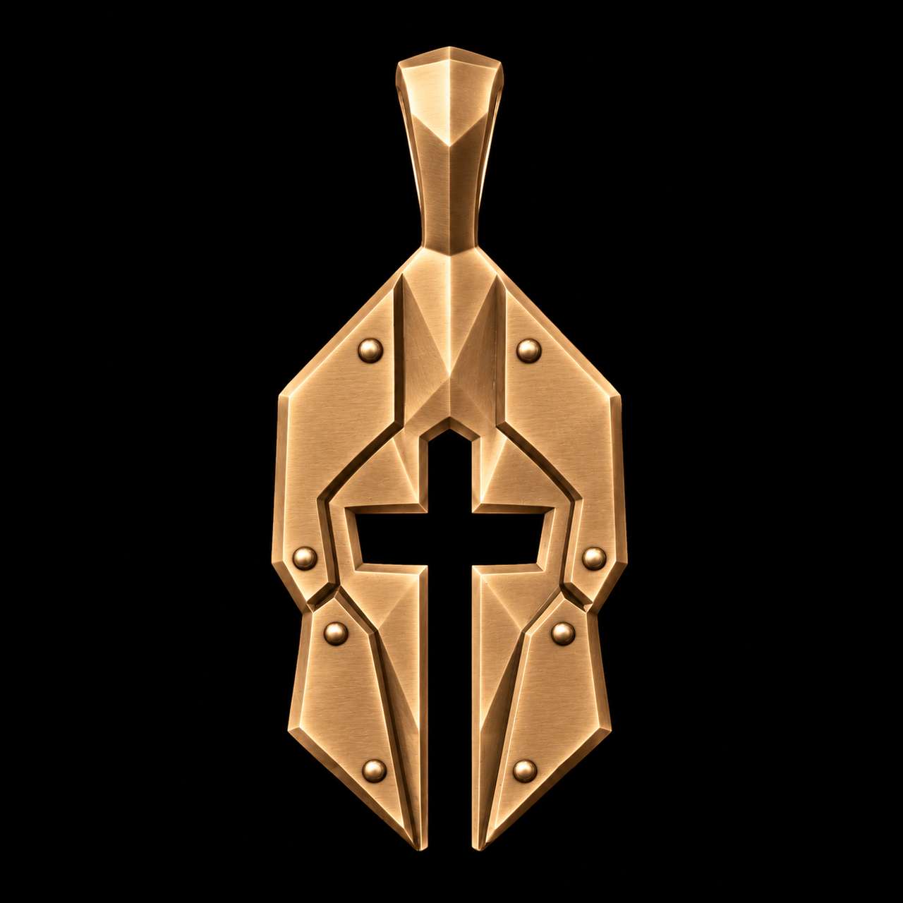 Cross in Helmet
