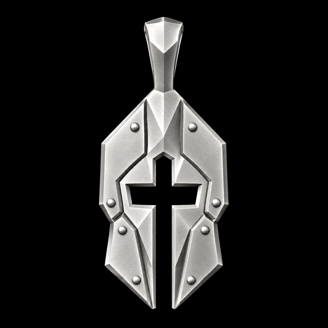 Cross in Helmet