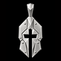 Cross in Helmet